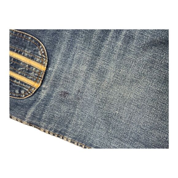 Oslo The Masterpiece Women’s Blue Vintage Denim Jeans Bootcamps Size 32. - Picture 9 of 12